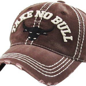 Take No Bull Unisex Men Women Baseball Cap Brown